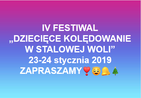 Festiwal Dziecięce kolędowanie w Stalowej Woli